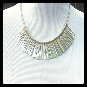Stella & Dot Silver Essential Fringe Necklace